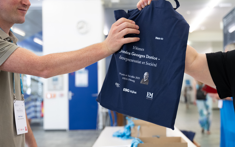 Journées Georges Doriot accueil HEG-FR 2025