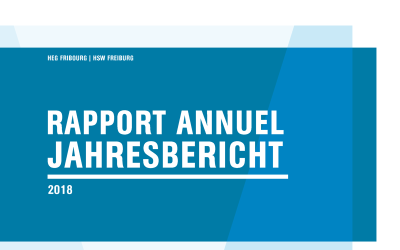 Page de couverture du Rapport annuel /Jahresbericht 2018
