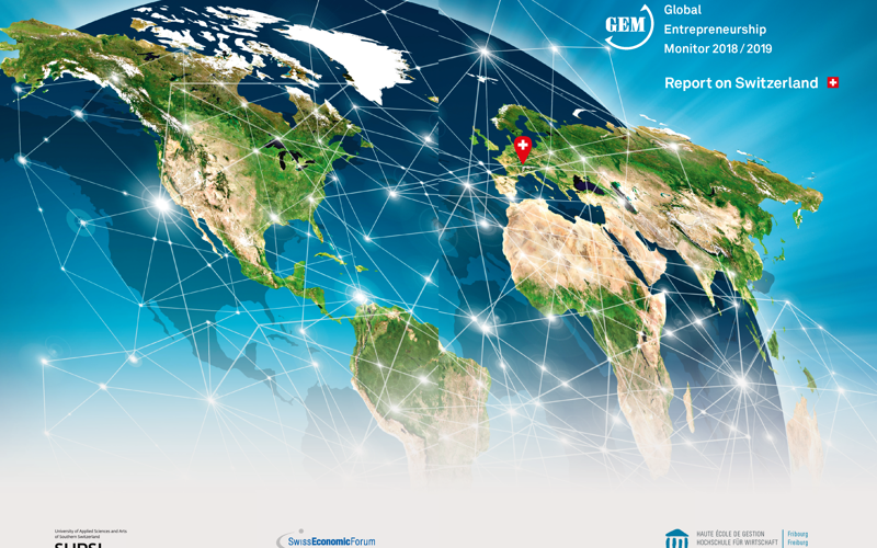 Pages de couverture du Rappport GEM Suisse 2018-2019 