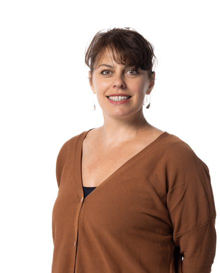 Porträt von Greta Balliu, Dozentin an der HEG Fribourg