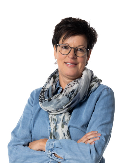Porträt von Karin Egger, Verwaltungsassistentin an der HEG Fribourg